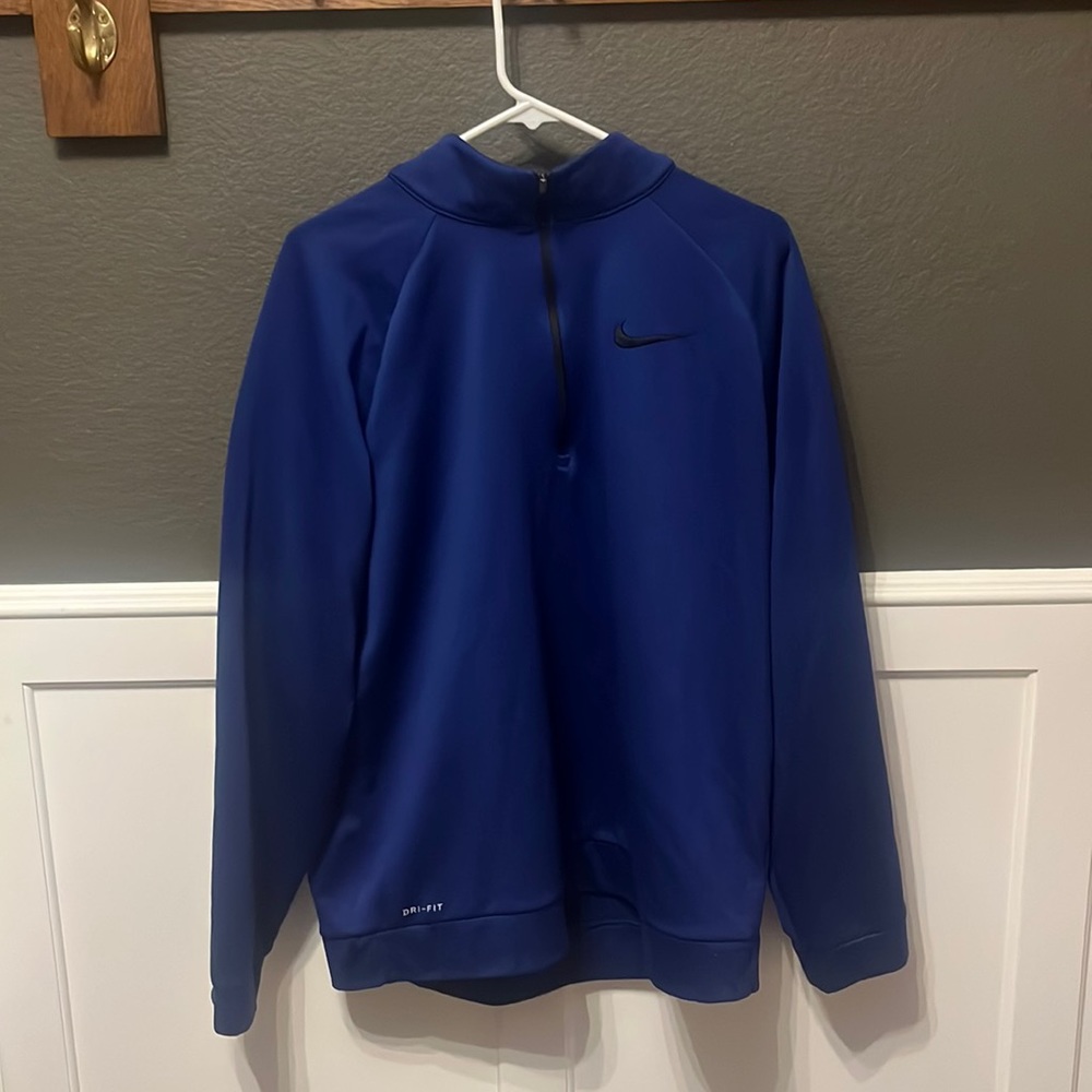 Nike navy quarter zip Sz XL